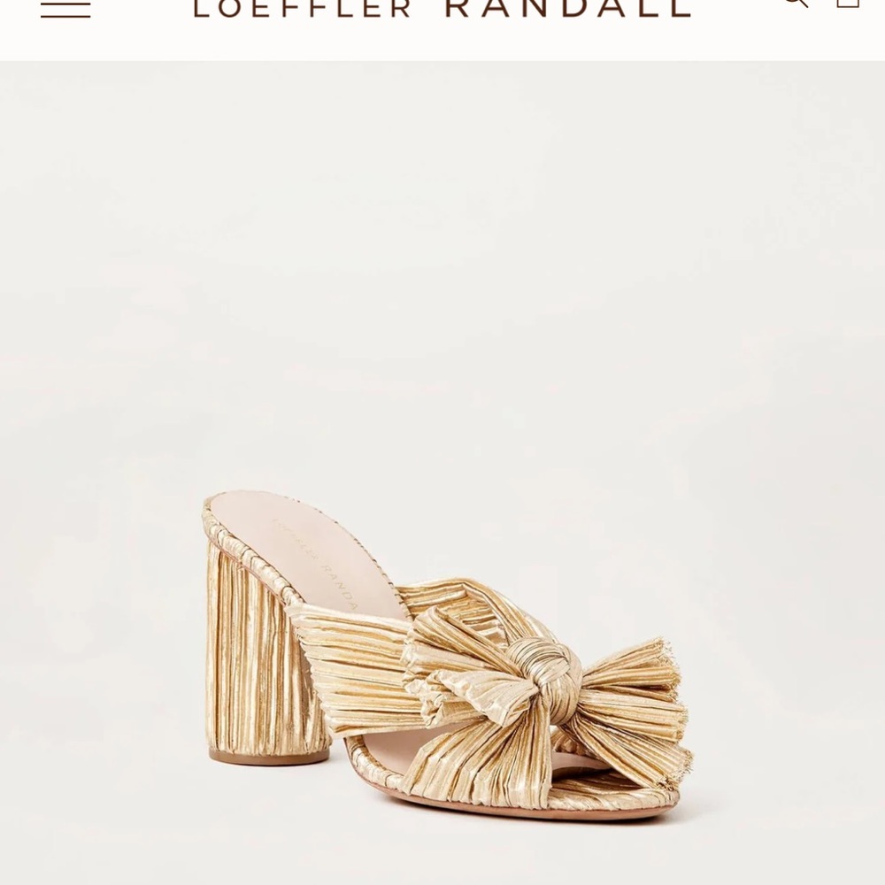 Loeffler Randall Penny Pleated Bow Heel